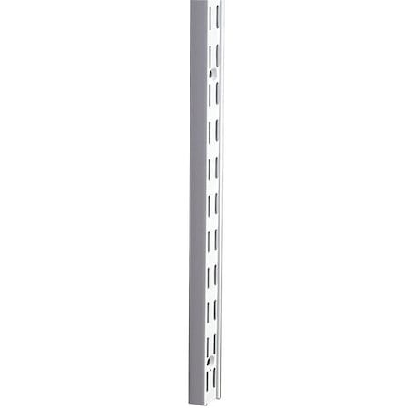 Knape & Vogt Knape & Vogt White Steel Double Slot Shelf Standard 14 Ga. 63 in. L 300 lb 82 WH 63